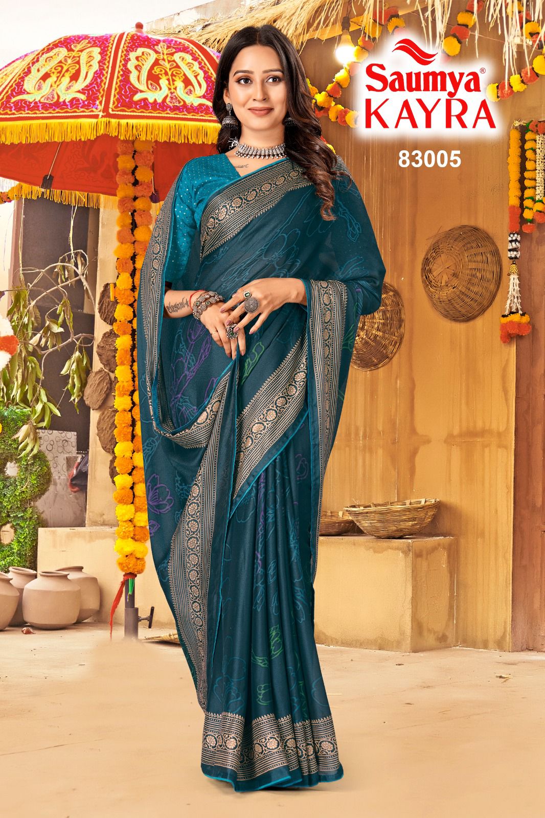 Kayra By Saumya Crape Designer Sarees Wholesale Suppliers In Mumbai